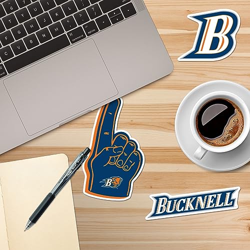 Image of Bucknell University 8ct Vinyl Large Deluxe Stickers Variety Pack - Laptop, Water Bottle, Scrapbooking, Tablet, Skateboard, Indoor /Outdoor - Set of 8