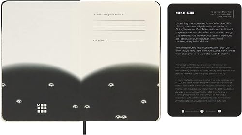 Miniatura 10 de Moleskine Cuaderno de edición limitada del año del conejo, grande, rayado, ángel Chen (5 x 8.25)