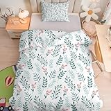 【Entretien Facile】Housse de couette 1 personne est très facile à entretenir, lavable en machine à l'eau froide avec un cycle délicat, sécher par culbutage à basse température et ne pas blanchir. Rendez votre quotidien simple et confortable.