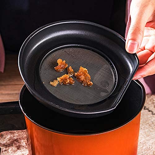 Love Your Kitchen Oil Strainer Pot Food Contact Grease Container Stainless Steel Oil Can with Lid and Fine Brewing Sieve Suitable for Storage of Roasting and Cooking Oil and Grease - Image 8