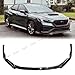 HHENGYISOUL Front Bumper Lip Chin Spoiler Fit for Subaru WRX 2022-2024,3 PCS Front Bumper Lip Body Kit Spoiler Compatible with Subaru WRX 2022-2024 Front Splitter, Black