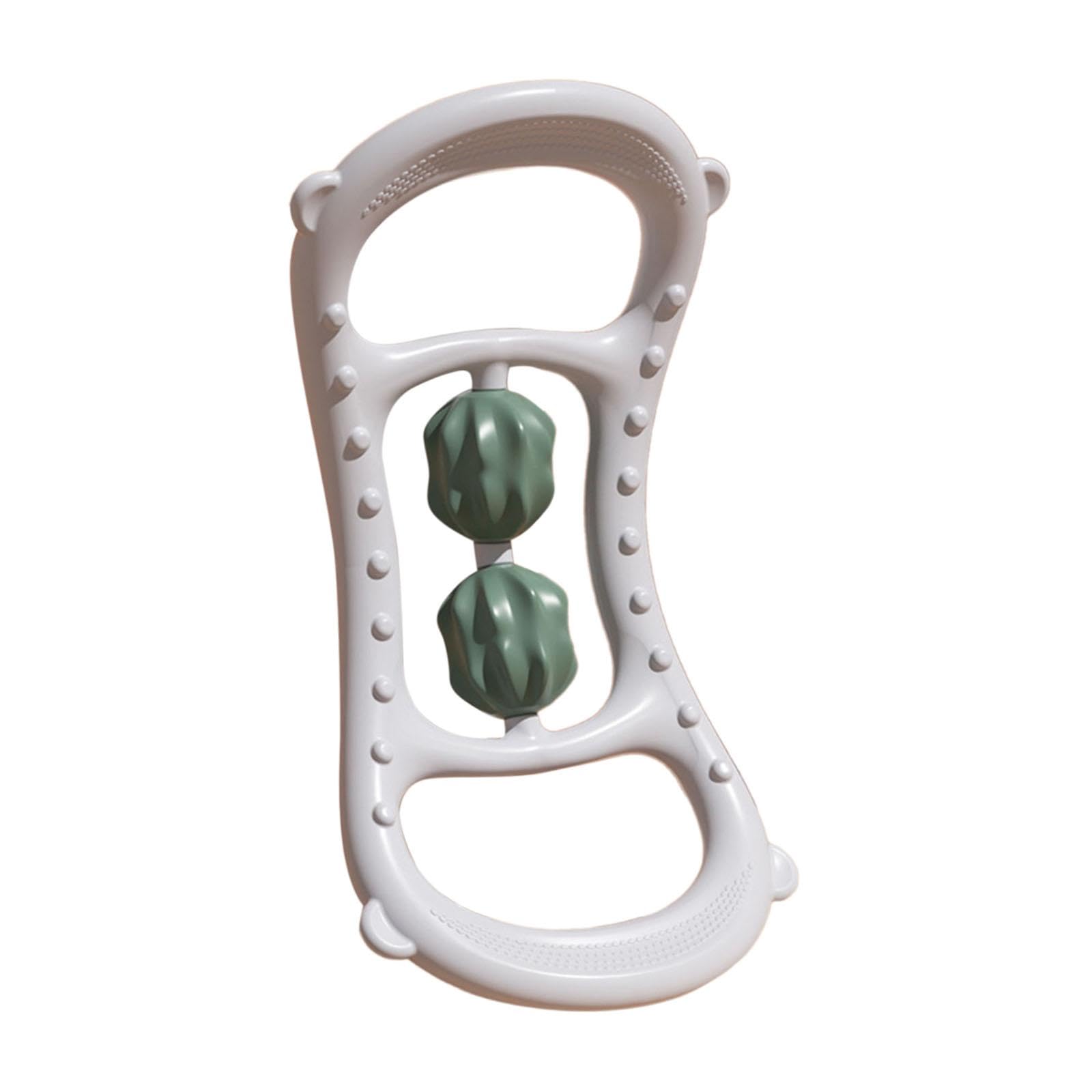 QSTDGVPW Ring Pilates Circle, Massage Ring Pilates Training Ring for Back Thighs, White