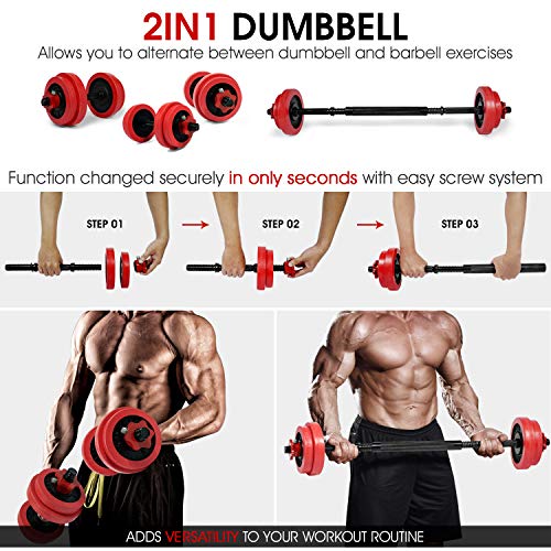 Yes4All-Adjustable-Cast-Iron-Dumbbell-Sets-40-200LBS-with-Connector-Option-Weights-Set-For-Home-Gym-Strength-Training-Full-Body-Workout-and-Muscle-Building-Men-Women