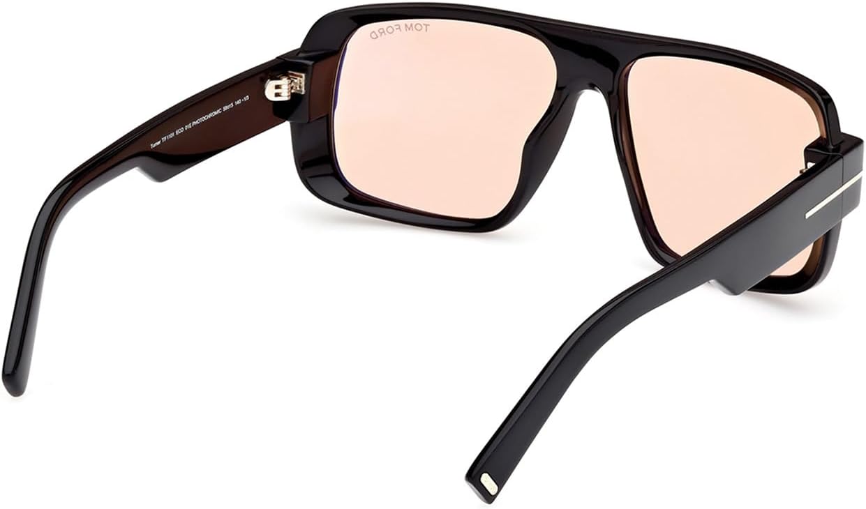 Tom Ford TURNER FT 1101 Shiny Black/Light Brown Cat.- 58/15/140 men Sunglasses