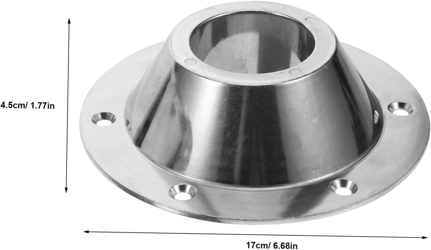 Mikinona 2pcs Lifetime Rv Table Parts Aluminum Pedestal Table Base Boat Mount Rv Base Mount