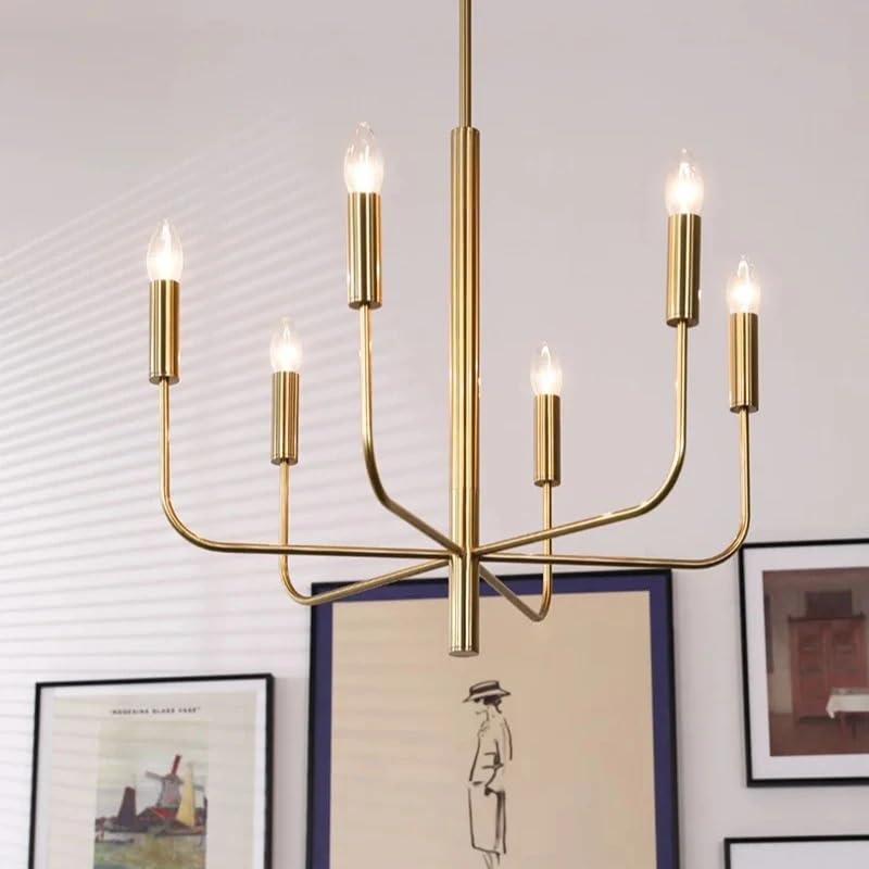 Lustre en fer minimaliste haut de gamme luminaire suspendue salon de créateur