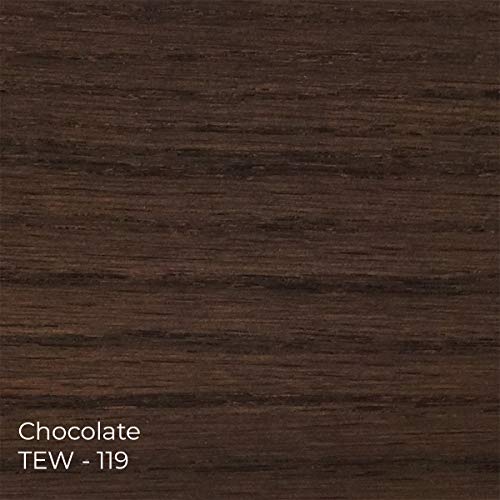 SamaN Interior Water Based Wood Stain - Natural Stain for Furniture, Moldings, Wood Paneling, Cabinets (Chocolate TEW-119-12, 12 oz) - Thumbnail 2