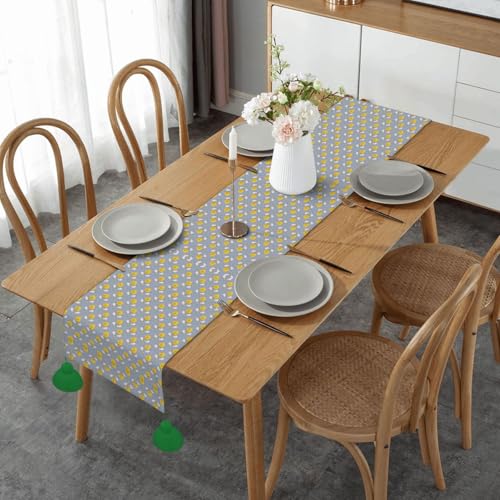 Chemin de table imprimé tête de lion motif animalier pour table basse - 2
