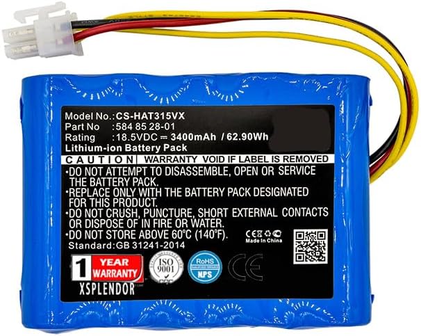 Replacement Battery for Gardena R100Li R130Li R160Li 2016 R160Li 2017 R160Li 2018 Part NO 584 82 28-02, 584 85 28-01