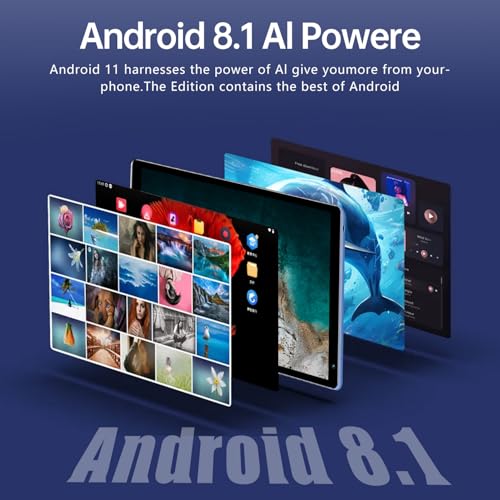 Image of Tablet with Keyboard,G1,10.1 inch Screen,3GB RAM,128G+128G Memory,4G LTE Android Tablet with Dual SIM Slots, 5MP+16MP Camera, 5000mAh Battery,Notebook Computer (Black, 5)