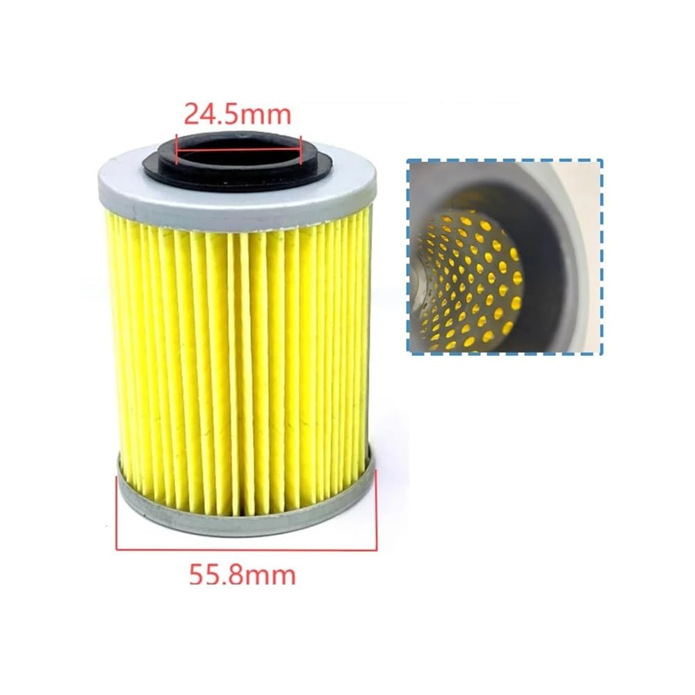 Filtro olio ODES for Odes ATV 650 800 1000 X2 X4 Dominator Quad ATV800 UTV800 21040111601(2 PCS)