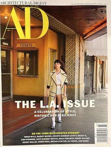 Architectural Digest USA Magazine March 2026, The L.A. Issue, Style, History and Resiliency, Luxury Home Design, Interior Décor and Celebrity Homes