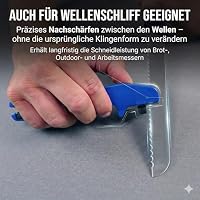 BLITZSCHÄRFER Messerschärfer Messerschleifer Scherenschleifer manuell tragbar – Ansicht 2