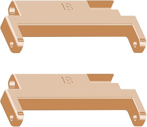 Miniatura 8 de Correa de reloj, adaptador de lengüetas de liberación rápida, accesorio de eslabones de metal compatible con pulsera de 0.709 in-0.787 in, 2