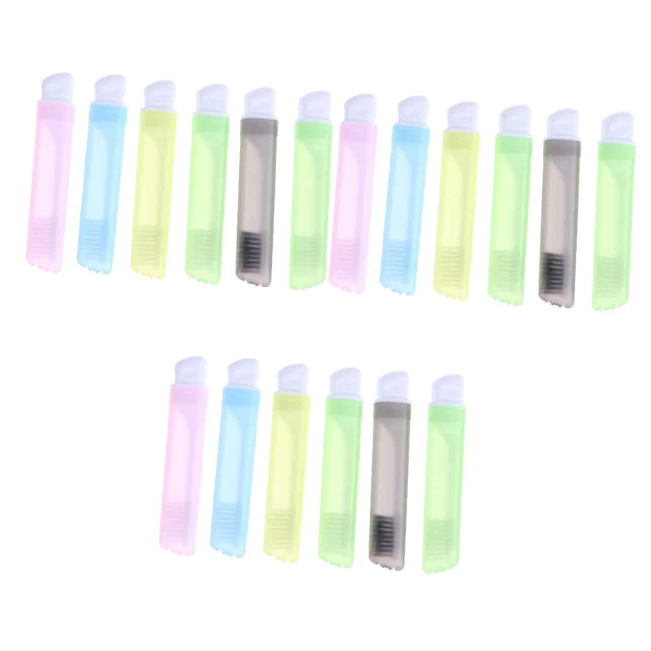 Beavorty 18 Pezzi Spazzolino Portatile Pieghevole Spazzolini Da Viaggio Spazzolino A Setole Morbide Spazzolini Da Denti Per Adulti Kit Da Campeggio Gengive Sensibili Kit Da