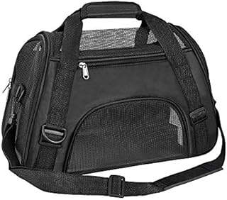 TIYOLAT Pet Carrier Bag, Airline Approved Duffle Bags, Pet Travel Portable Bag Home for Little Dogs, Cats and Puppies, Small Animals (S, Pink)