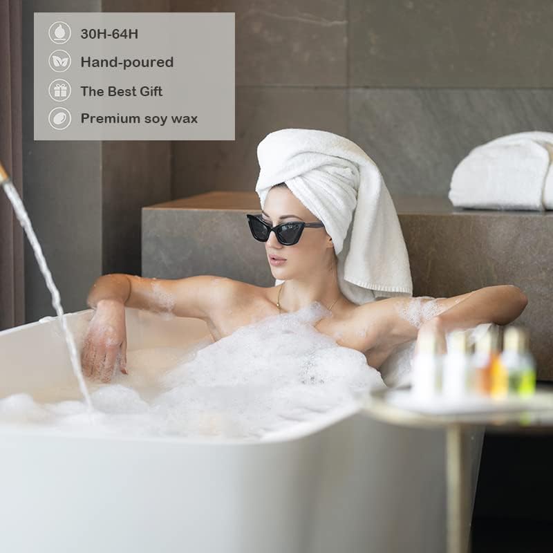 Miniatura 5 de Velas perfumadas para el hogar, velas de aromaterapia de cera de soja natural, regalos para mujereshombres, velas premium con aceites esenciales de