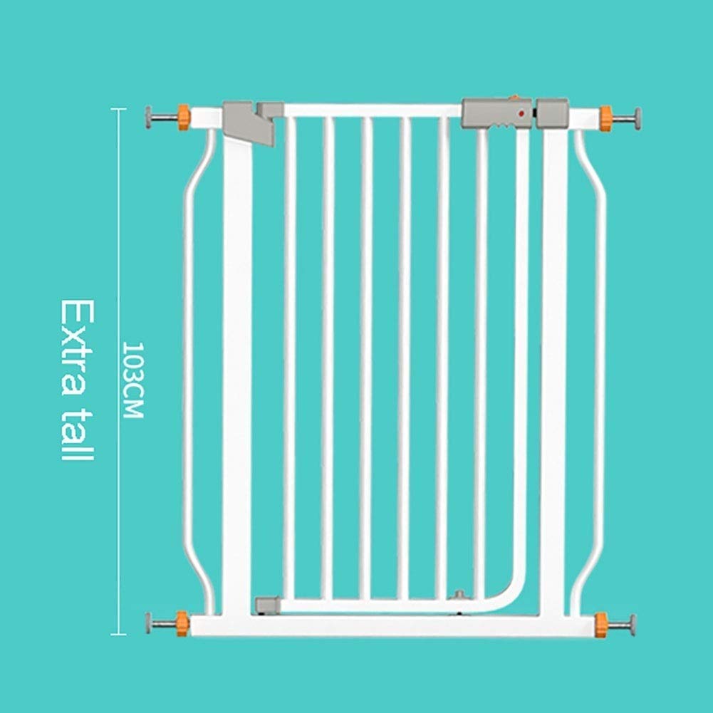 Pet Playpens Baby Safety Gates Extra Tall 103Cm Pet Gate per Pet Di Scale Porta Della Porta Di Scale, da Pressione Di Diver Di Diver Di Diver Di Diverazione Di Diversato/83-90Cm