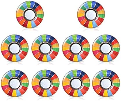 Amazon.co.jp: Aoouik sdgs バッジ マグネット 25mm 国連 sdgs バッチ 