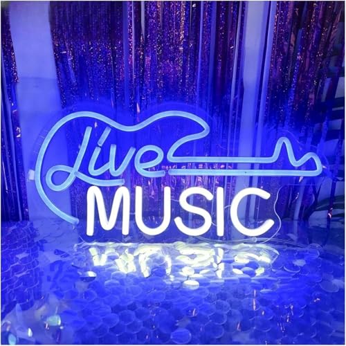 Panneau lumineux au néon musical 40x18.9cm à lumière d'ambiance apaisante