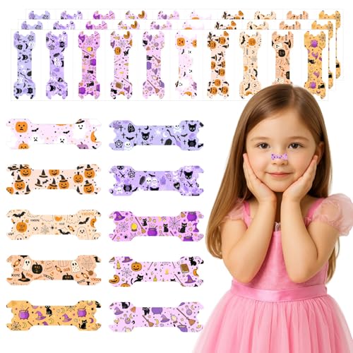 30pcs Extra Small Size Kids Nasal Strips for Breathing Right Kids Nose Strips with Cute Pattern Nasal Strips for Snoring Anti Snoring (Magical Mystery-30pcs)