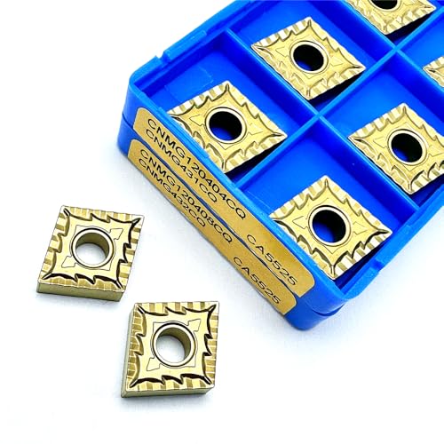 10 piezas CNMG120404CQ CNMG120408CQ herramienta torneado metal miniatura 2