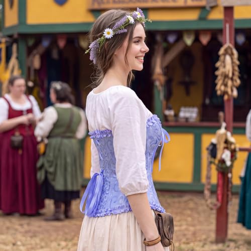 Image of frawirshau Women's Overbust Costume Corset Renaissance Victorian