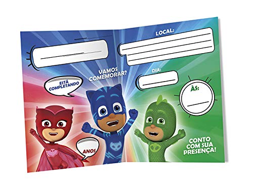 Regina Conv Peq R362 Pj Masks Pacote De 8 unidades