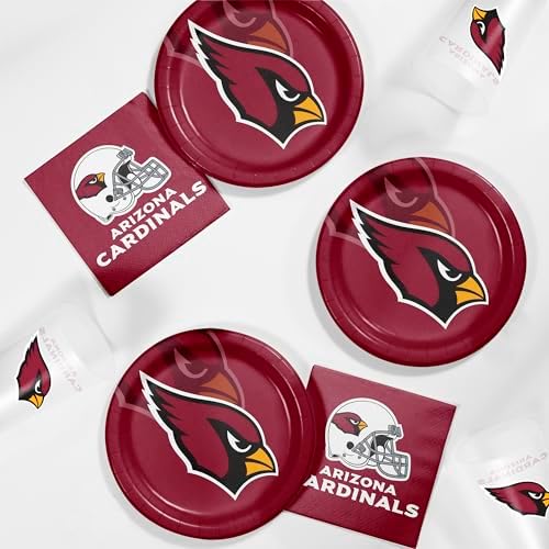 Trendware Arizona Cardinals Tailgating Kit, Serves 8