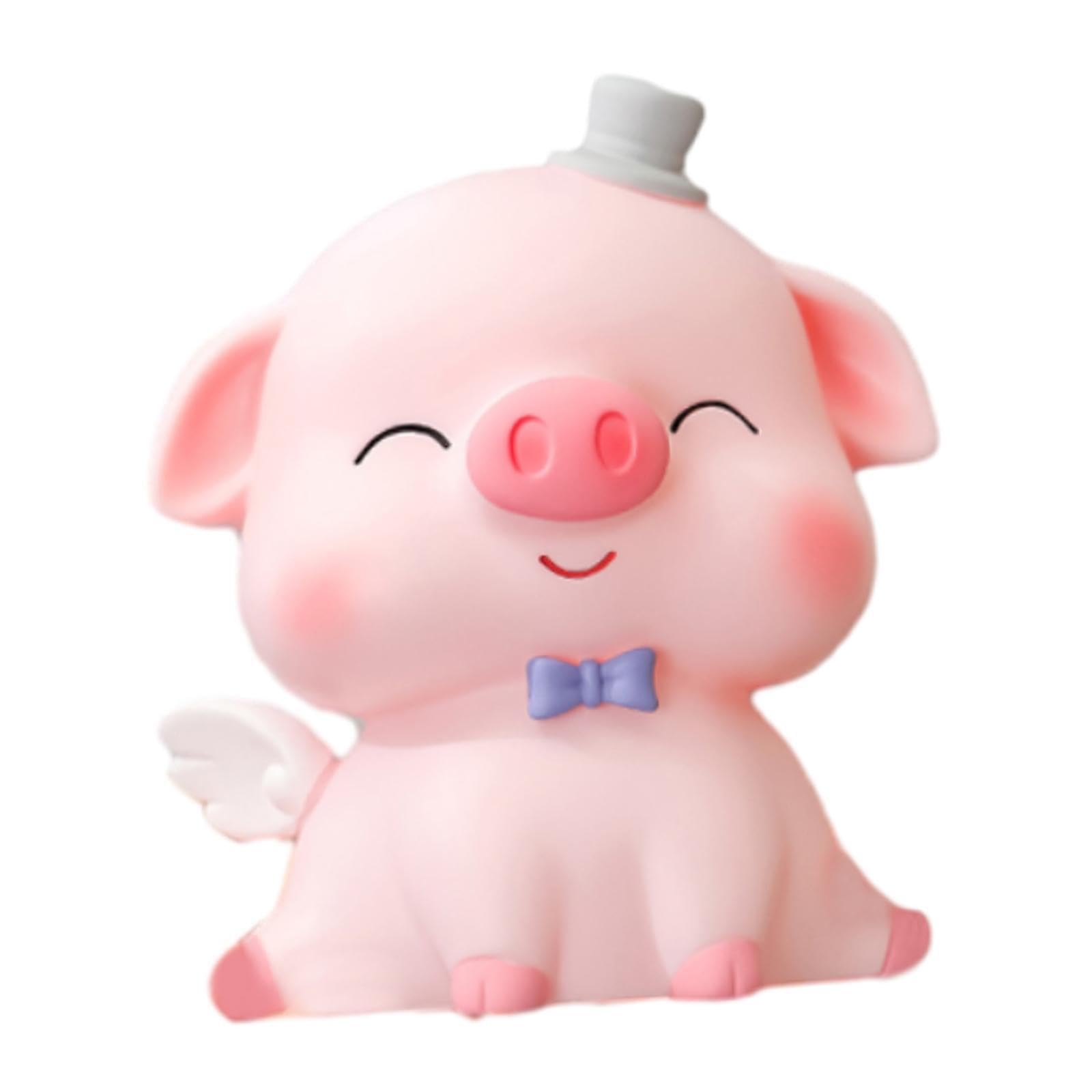 Zanthicia Unique Animal Money Bank For Home Decoration Large Squinting Pig