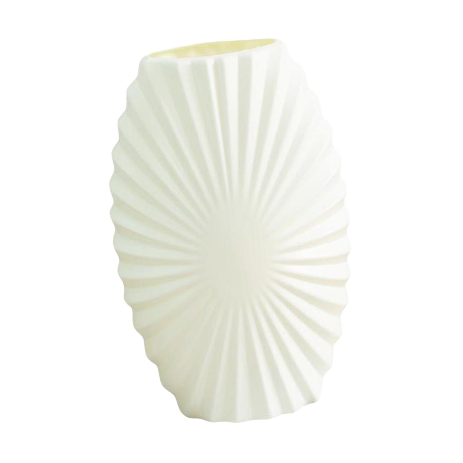 Yixannx Sophisticated Geometric Vase Decorative Flowers Stylish Table Display Modern Piece Enriching Any Decor Elegant Vase Table Shelf Home Decor