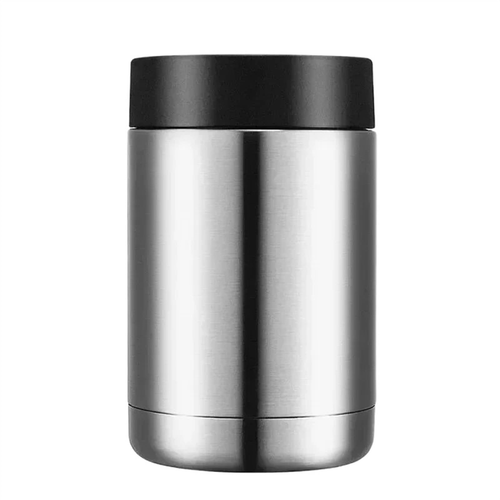 refrigerator Frigorifero per bottiglie di vino, doppia parete, isolato sottovuoto, refrigeratore per bottiglie di birra, frigorifero per Coca-Cola, accessori per bar Raffreddatore di Vino(Silvery 14oz
