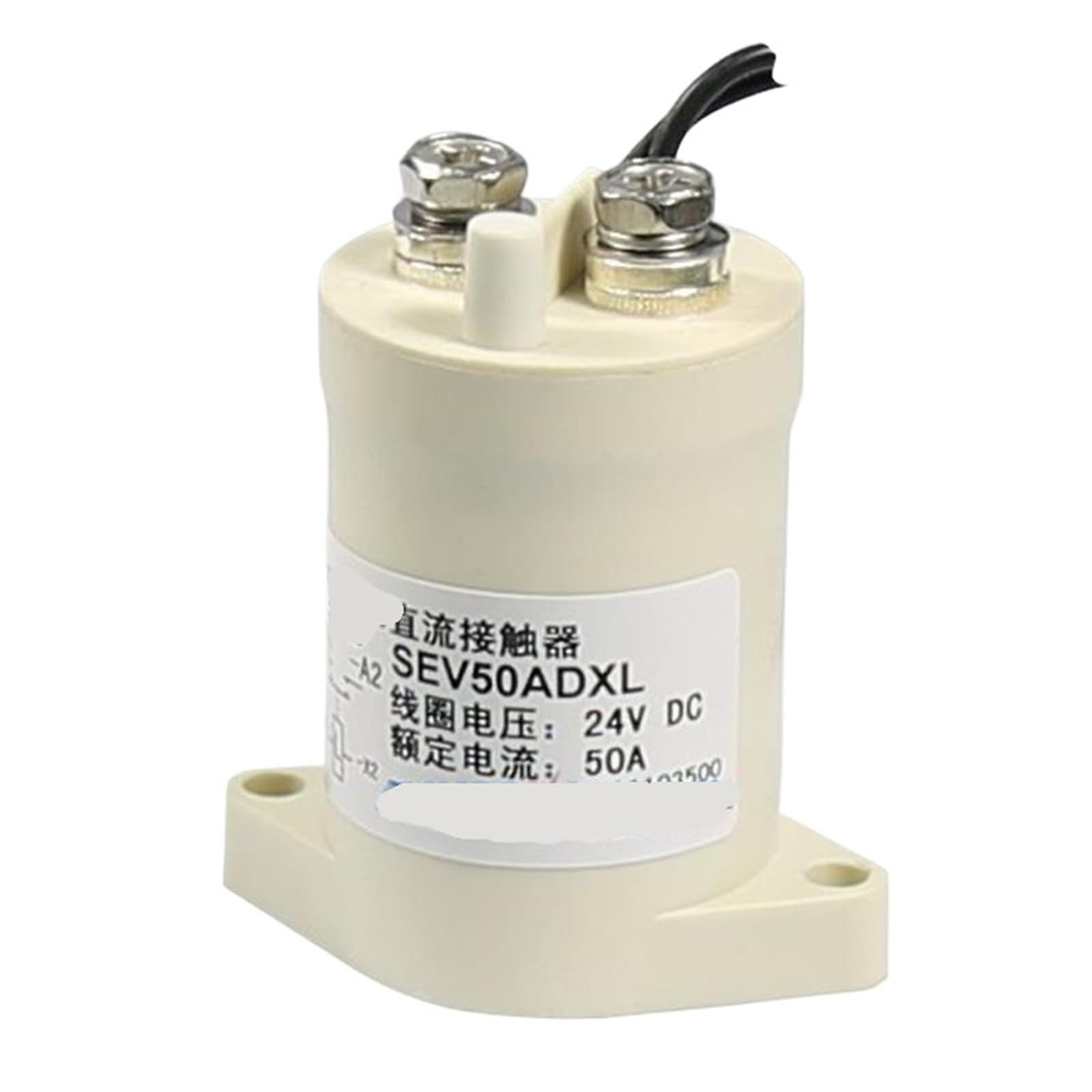 Contacteur puissance SEV50ADXL relais haute tension 1000V 50A bobine 12VDC pile