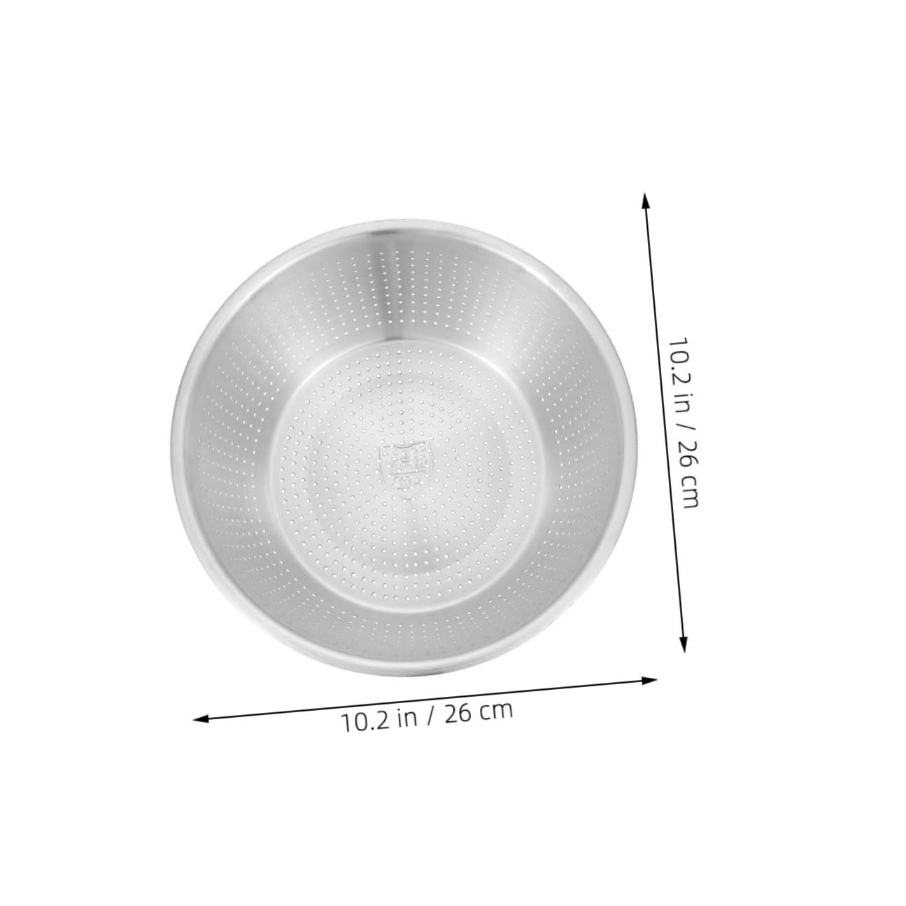 Colapasta in Acciaio Inox da 26cm, Ciotola Tonda Robusta