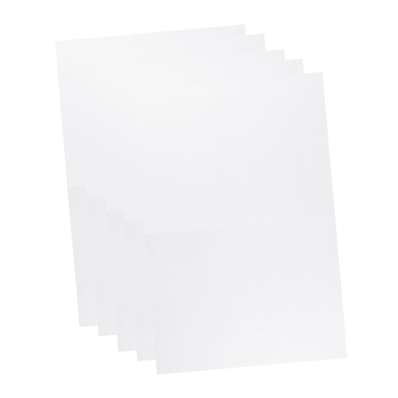 KONTONTY Cross Stitch Fabric Set 11 Count Cotton 5 Pieces Ideal for DIY Decorative Projects