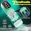 Masturbator Elektrisch Sex Spielzeug Für Die Manner Handfrei Blowjob Masturbieren Cup Mit Strapon-On Harness & Saug & Teleskopfunktion & Rotierende Vibrate Taschenmuschi Penispumpe Sextoysets Für Ihn #2