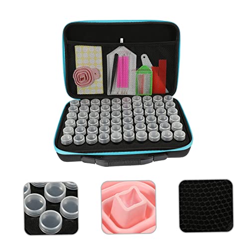 Accessoires de dessin diamant : boîte de rangement à compartiments hermétiques - 8