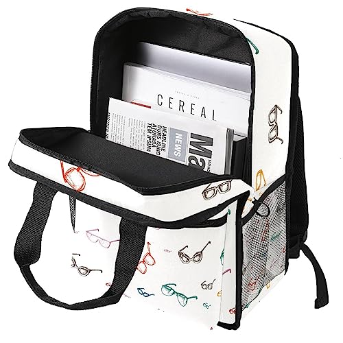 Sac à dos garçon blanc et multicolore 35cm avec bretelles confort réglables - 3