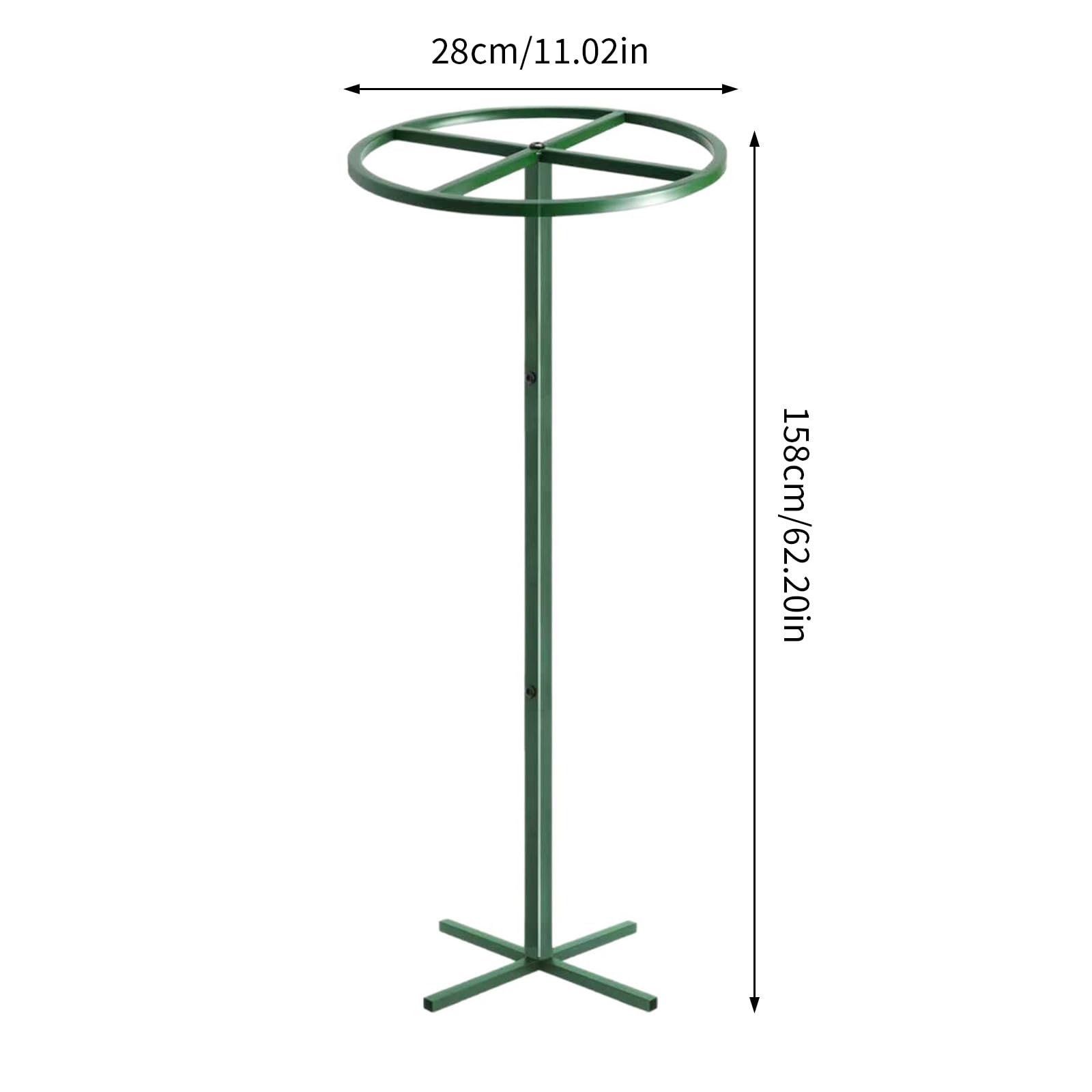 Obélisque de jardin amovible pour plantes grimpantes - Hauteur adaptée à différents poteaux d'escalade