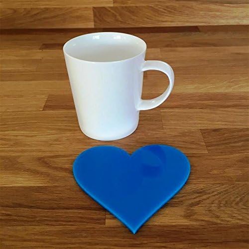 Creations Coasters - Heart Shaped - Mirrored - 8 Set