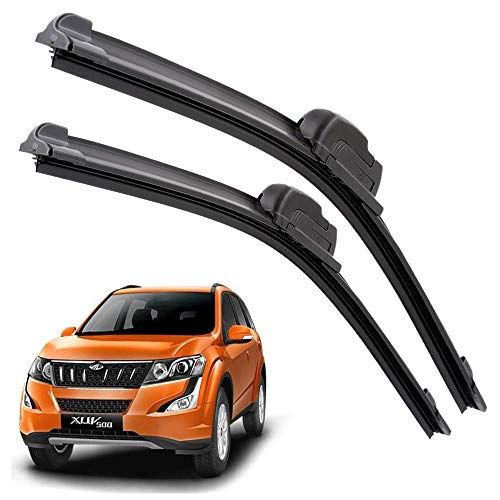 Image of Euro Care Windshield Car Wiper Blades Compatibility With Mahindra XUV 500 (Model : 2013-2019) - Set of 2Pc (D-24,P-20)