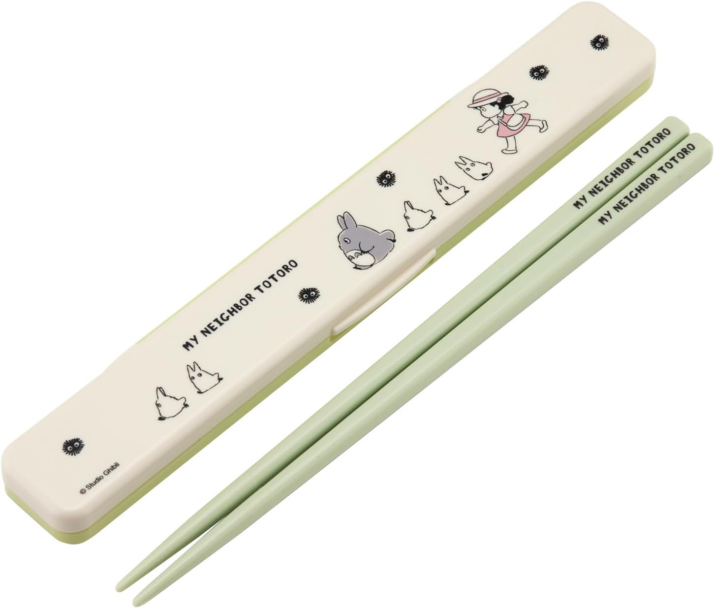 Skater ABC3-A Ghibli My Neighbor Totoro March Chopsticks & Chopsticks Case Set, 7.1 inches (18 cm), Made in Japan