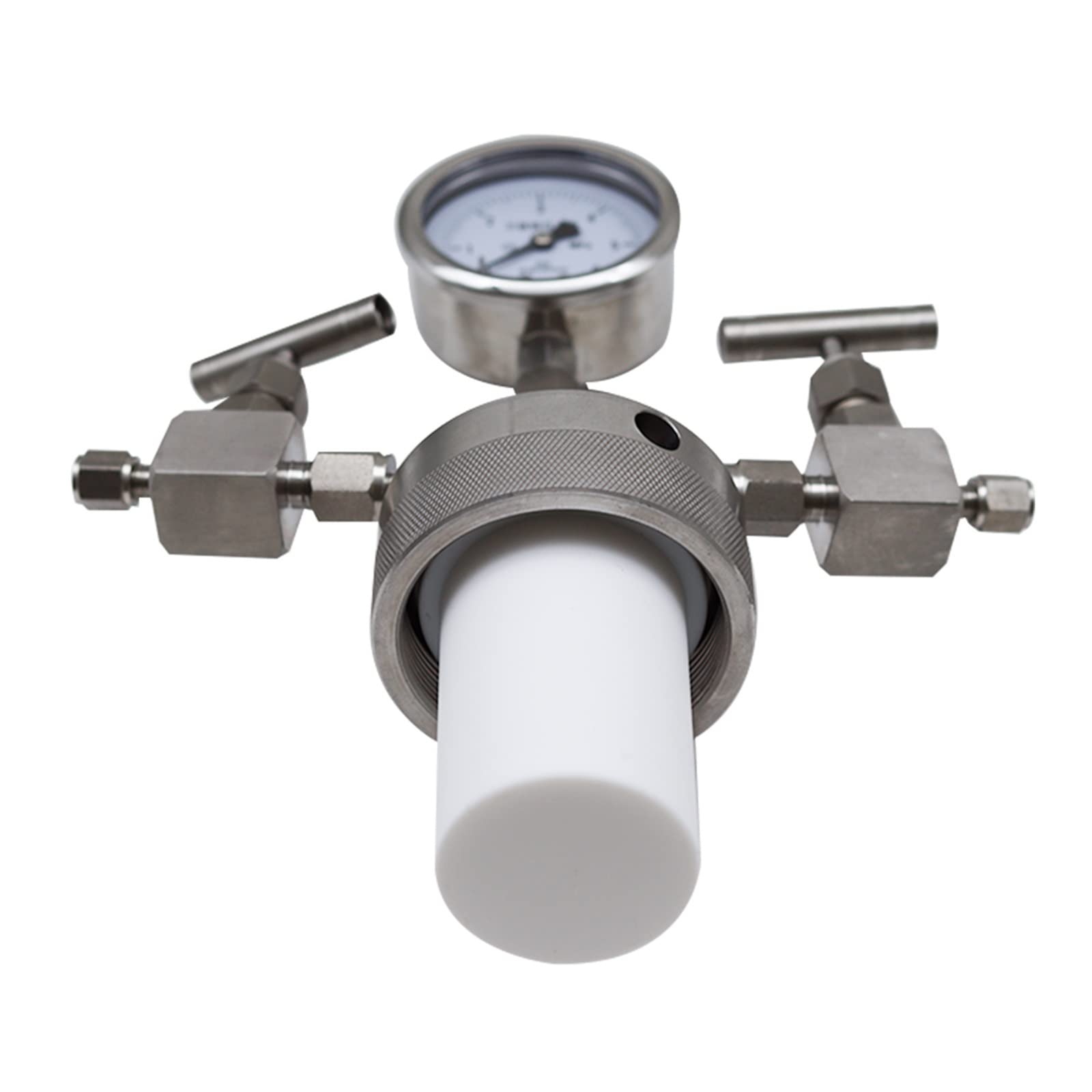 Recipiente de reactor de autoclave de síntesis hidrotermal + indicador de salida de entrada 25ml 6Mpa,Para Conseguir Una Gran Estabilidad