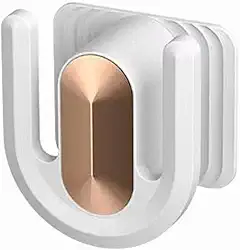 Gsycle Sapateira montada na parede, 2 peças, sapateira, gancho simples, sem perfuração, para parede, entrada, banheiro, cozinha (branco)