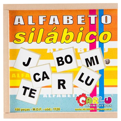 Carlu Brinquedos - Jogo Educativo, 4+ Anos, 150 Peças, Color Mult...