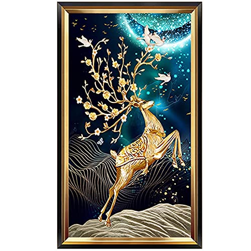 Peinture diamant kit complet cerf 5D pour offrir en grand format