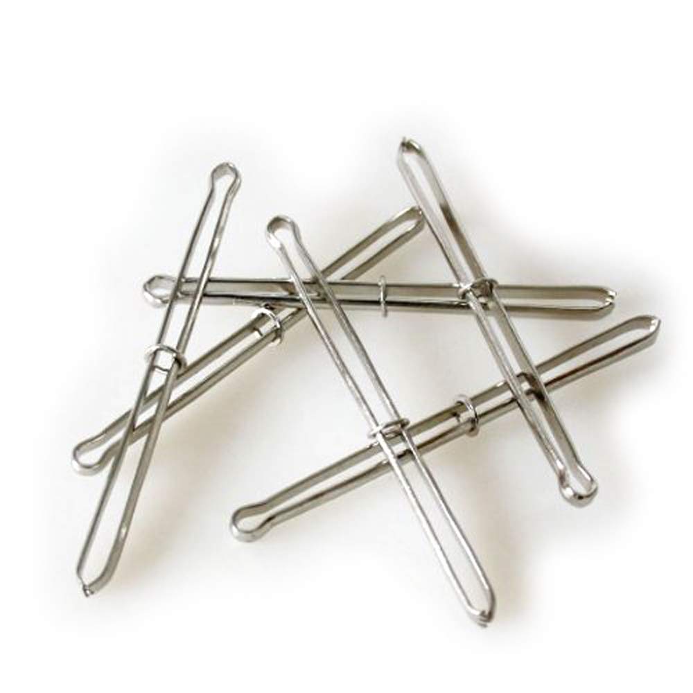 2 Pcs Elastic/ Ribbon Threading Helper, Elastic Threading Tool - 8cm