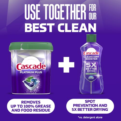 Cascade Platinum Plus Dishwasher Pods, Dish Detergent Soap, Clean Scent, 62 Count - image 8