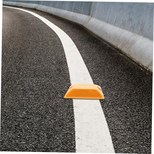 4 reflectores viales plásticos reflectivos para seguridad vial miniatura 4