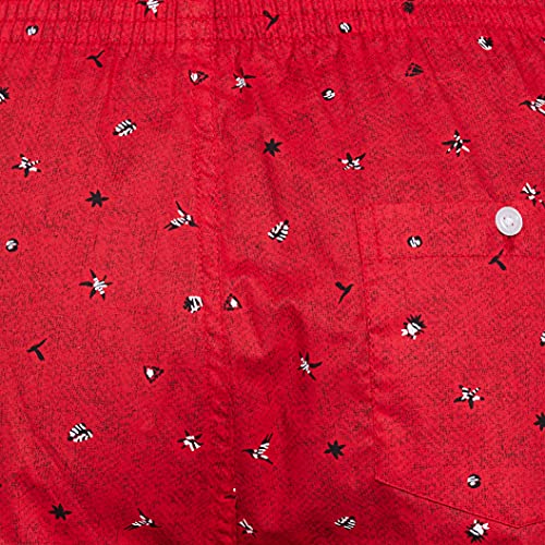 Image of Longies Men's Cotton Printed Regular Boxer Shorts